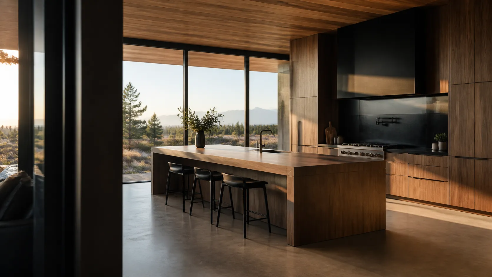 Walnut kitchen